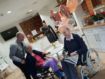 The team at Gracewell of Edgbaston, on Speedwell Road, was delighted to welcome new resident Doreen Wager as she joined her husband Stanley at the care home.